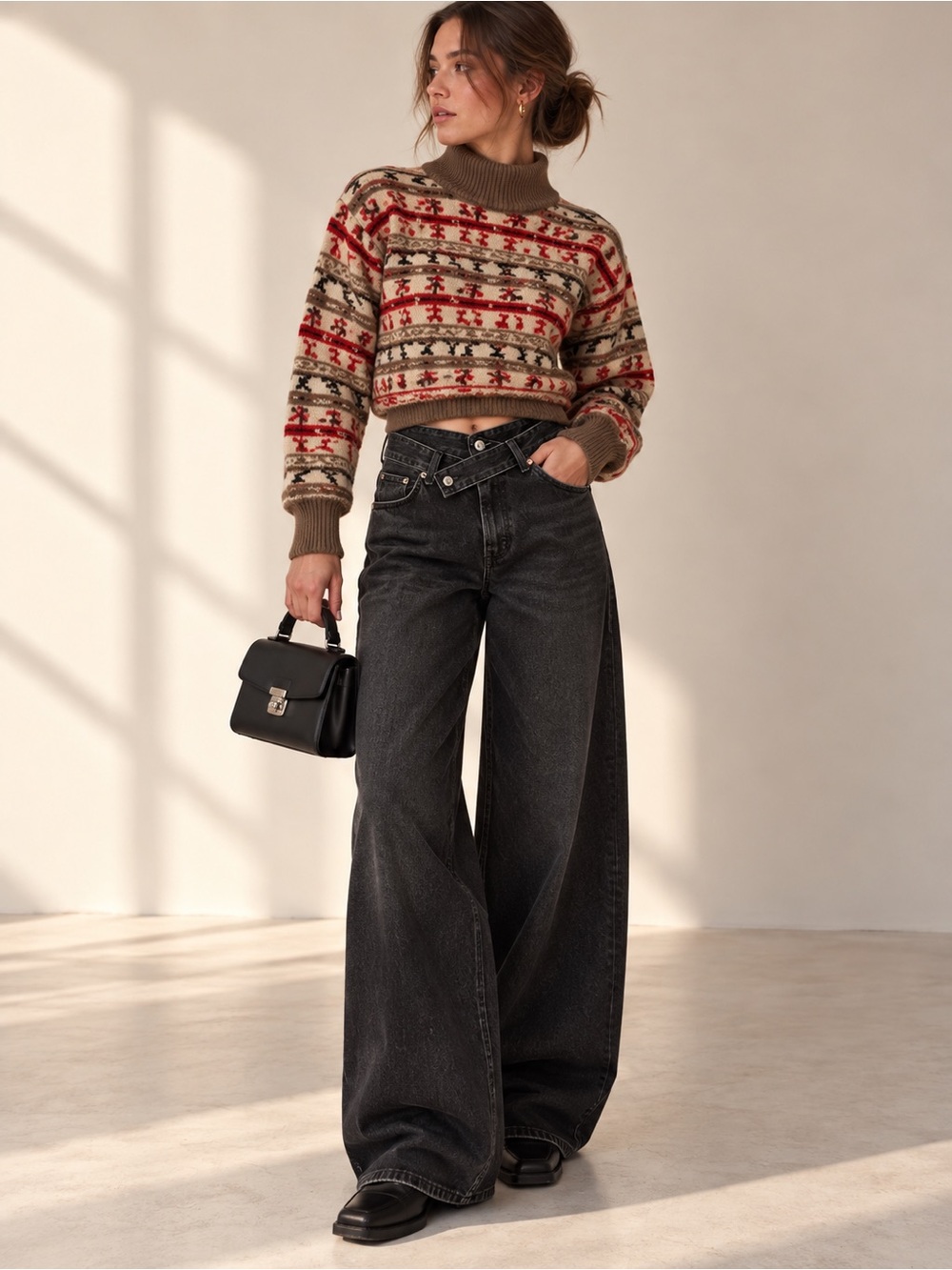 APRÈS SKI VINTAGE WOOL TURTLENECK